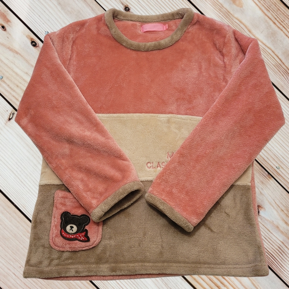 Women's Plush Pajama/Lounge Top Sz M